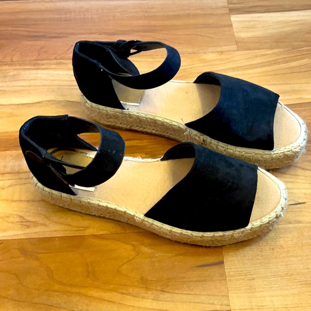 Bella Marie peep toe espadrilles